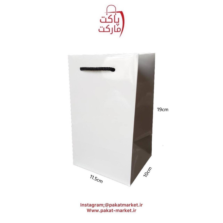 ساک دستی گلاسه سایز 11/5*19*10