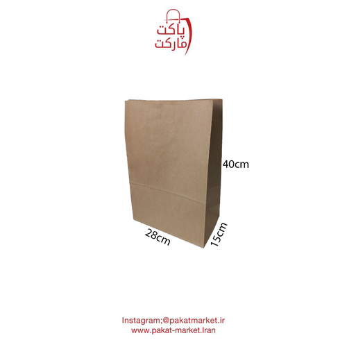 پاکت کرافت حجم دار سایز 28*40*15