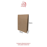 پاکت کرافت حجم دار سایز ۱۲-۳۰-۲۰