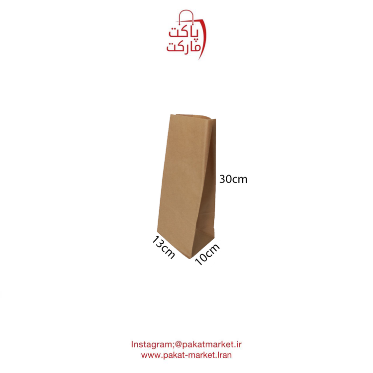 پاکت کرافت حجم دار سایز ۱۰-۳۰-۱۳